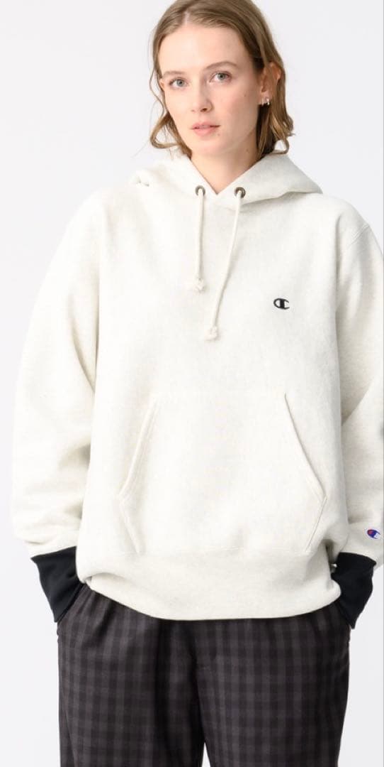 ロンハーマン別注チャンピオン　プルオーバー フーディー　Sサイズ　オートミール