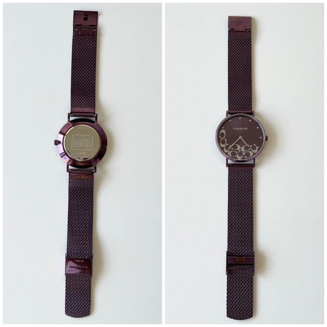 【新品・箱付き】COACH 腕時計 ペリー クォーツ 動作確認済 日常生活防水