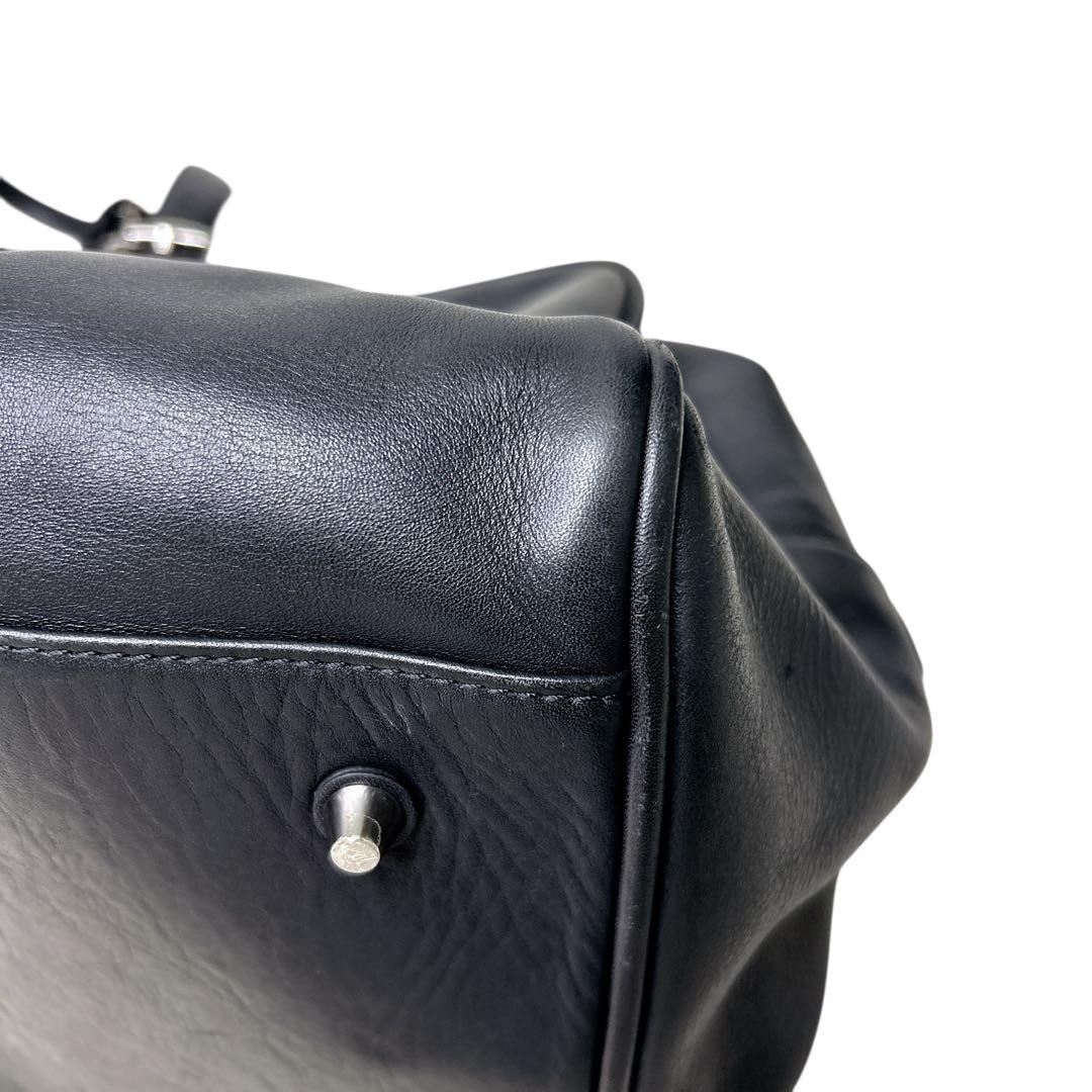 オールドコーチ　ボストンバッグ　レザー フルグレイン 2WAY大容量 黒　旅行