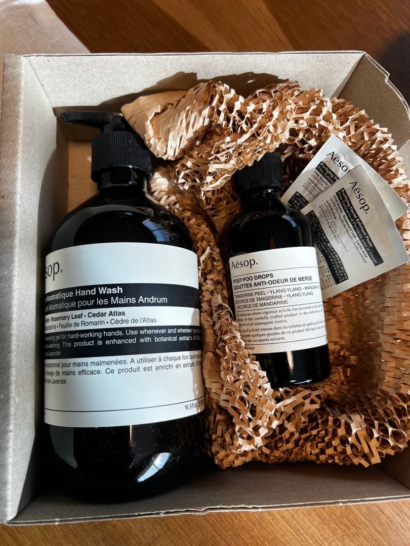 2026.1月購入 AĒSOP ハンドソープ、ポスト プー ドロップス のセット