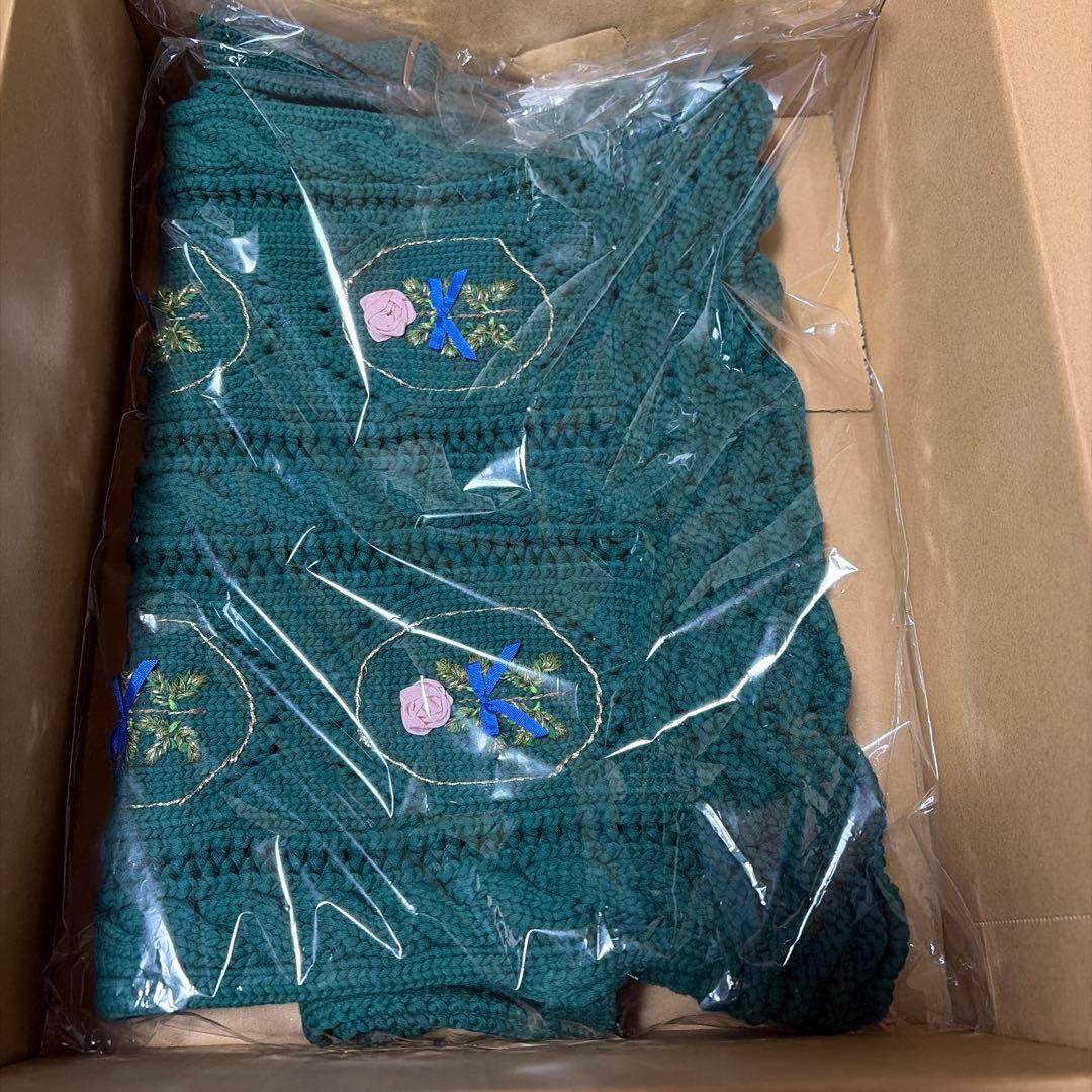 BEAMS COUTURE × RURU MARY’S 手刺繍 ニットベスト