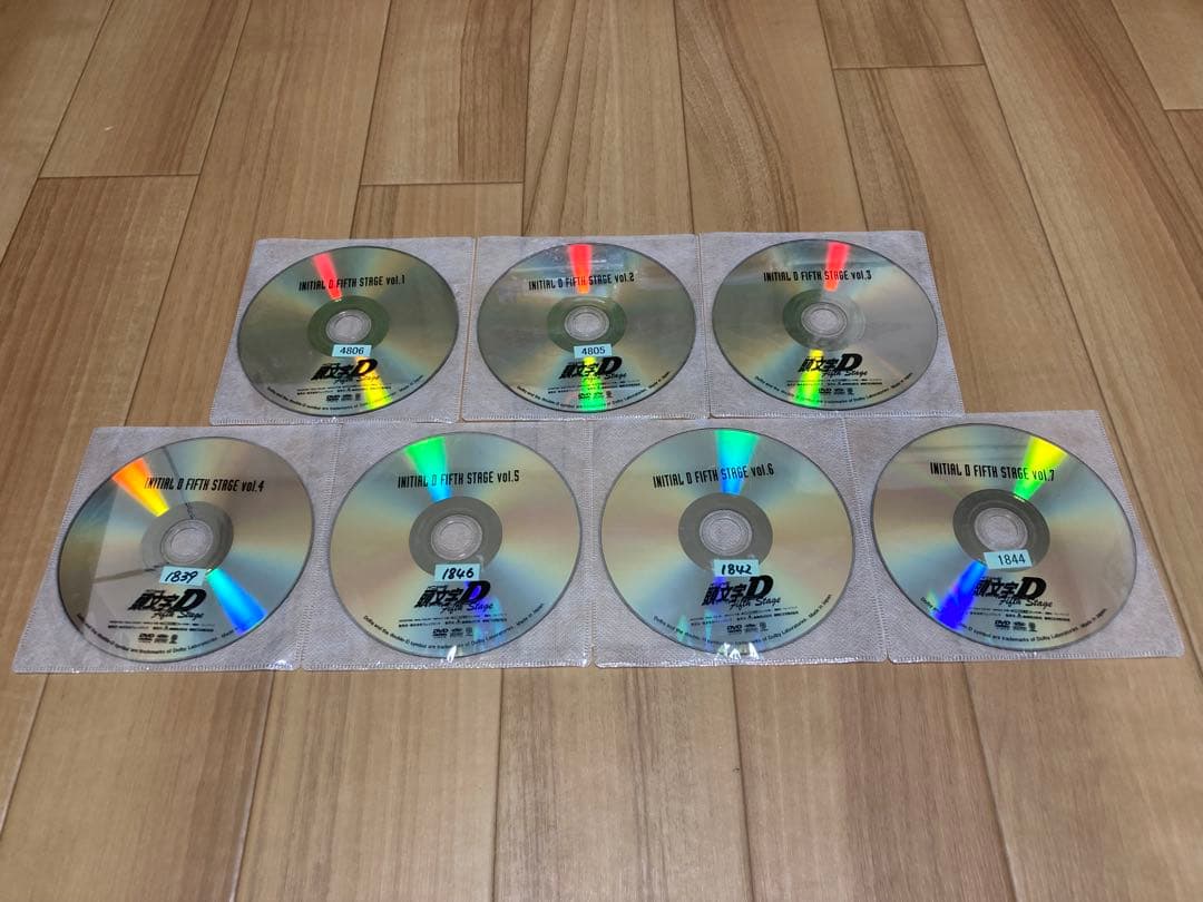 DVD 頭文字D Fifth Stage 全7巻