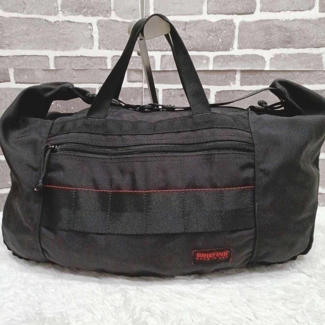 【美品】BRIEFING スライダー 2way ボストン ブラック 大容量 黒