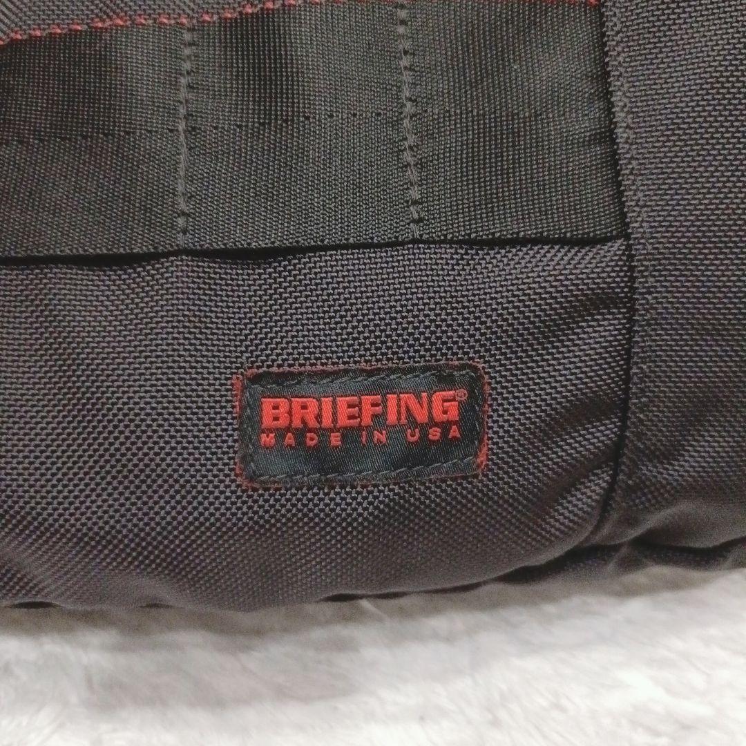 【美品】BRIEFING スライダー 2way ボストン ブラック 大容量 黒