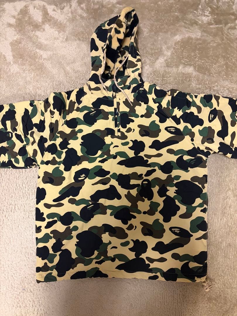 A BATHING APE カモフラージュ フード付きジャケット