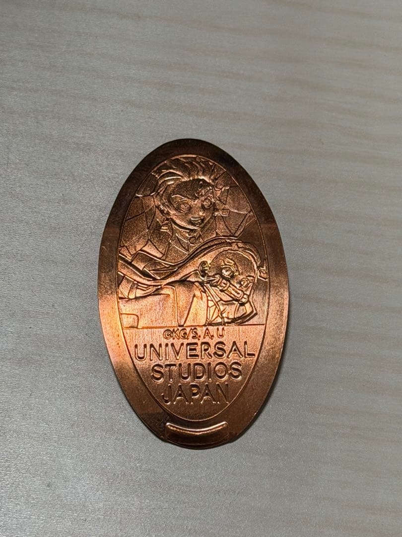 鬼滅の刃 冨岡義勇 USJ ネックレス＆イヤーカフのセット＋スーベニアメダル