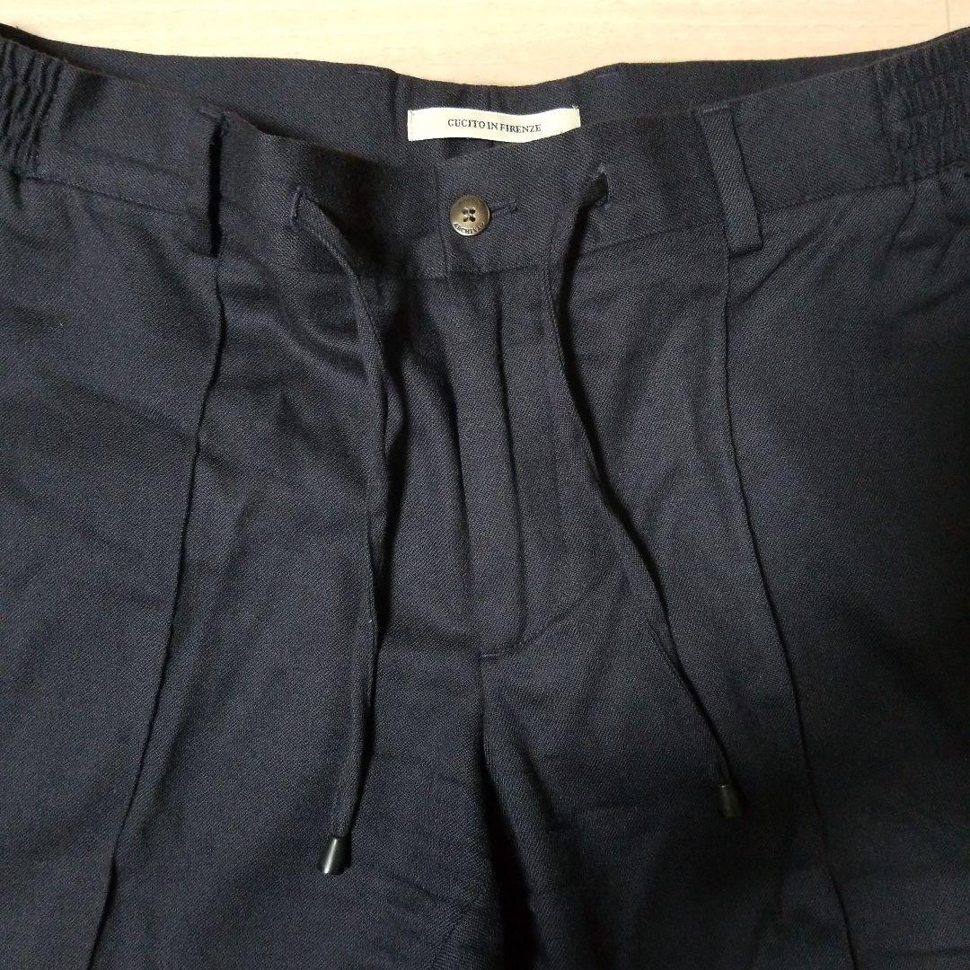 ドンルク　giab's ARCHIVO　パンツ　スラックス　ネイビー