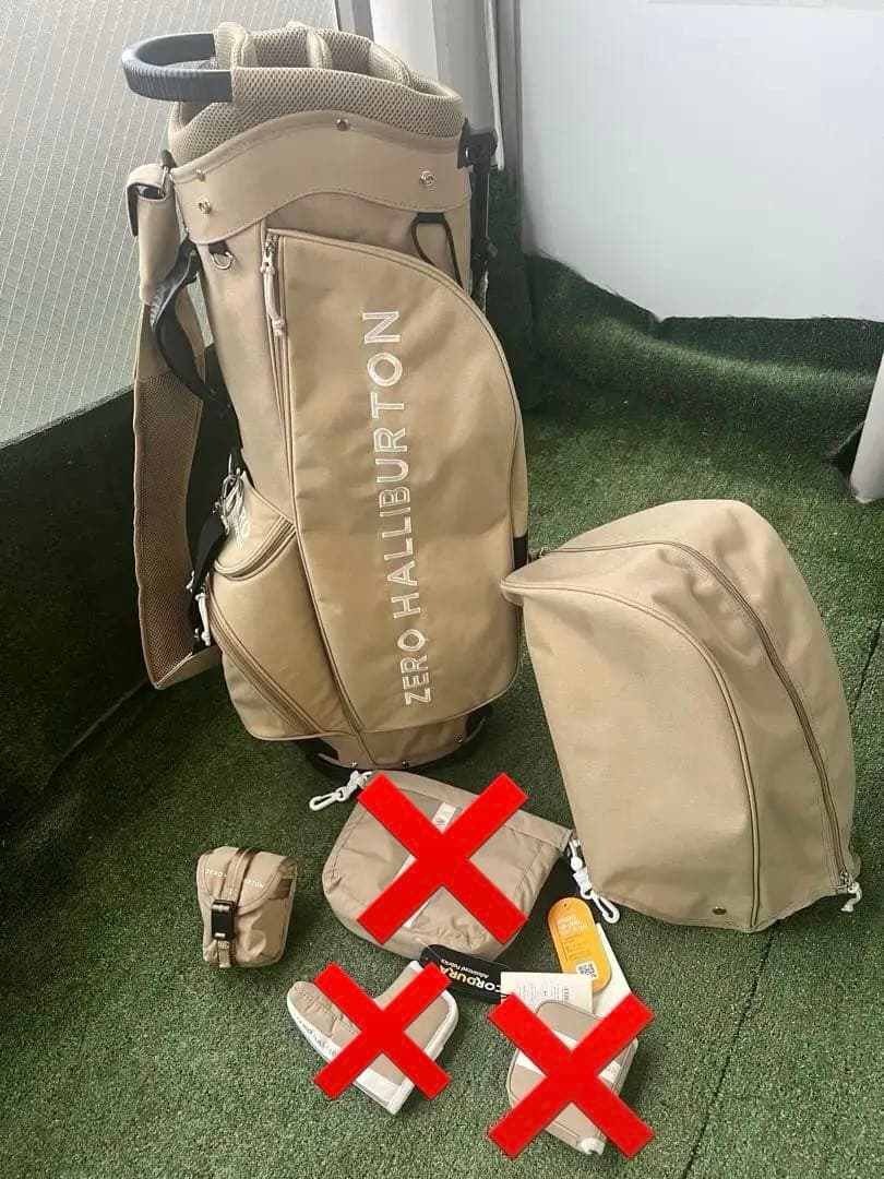 ゼロハリバートン キャディバッグ　小物セット