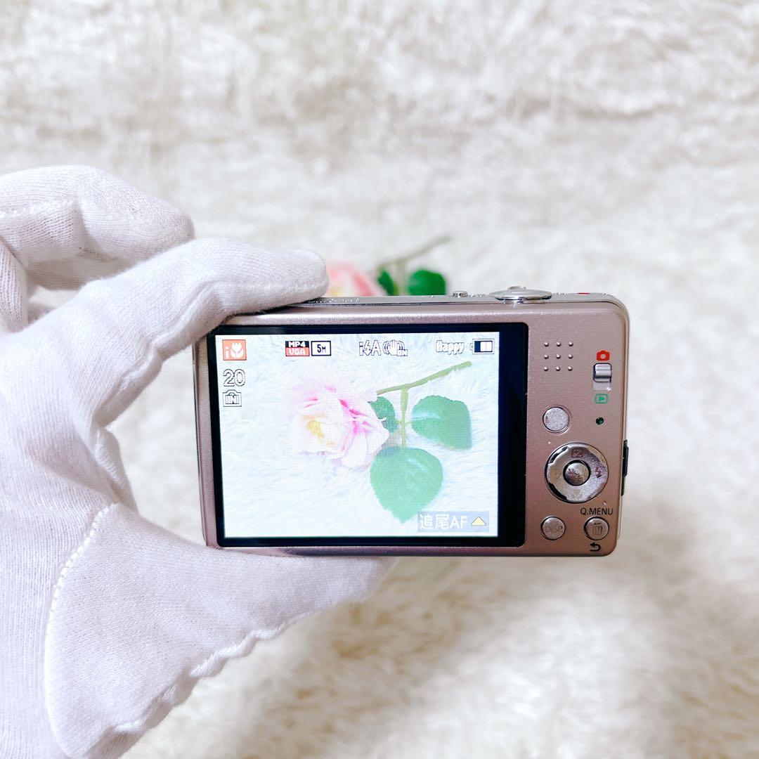 未使用級　動作確認済み　パナソニック　dmc-fh8 コンデジ　カメラ　ピンク