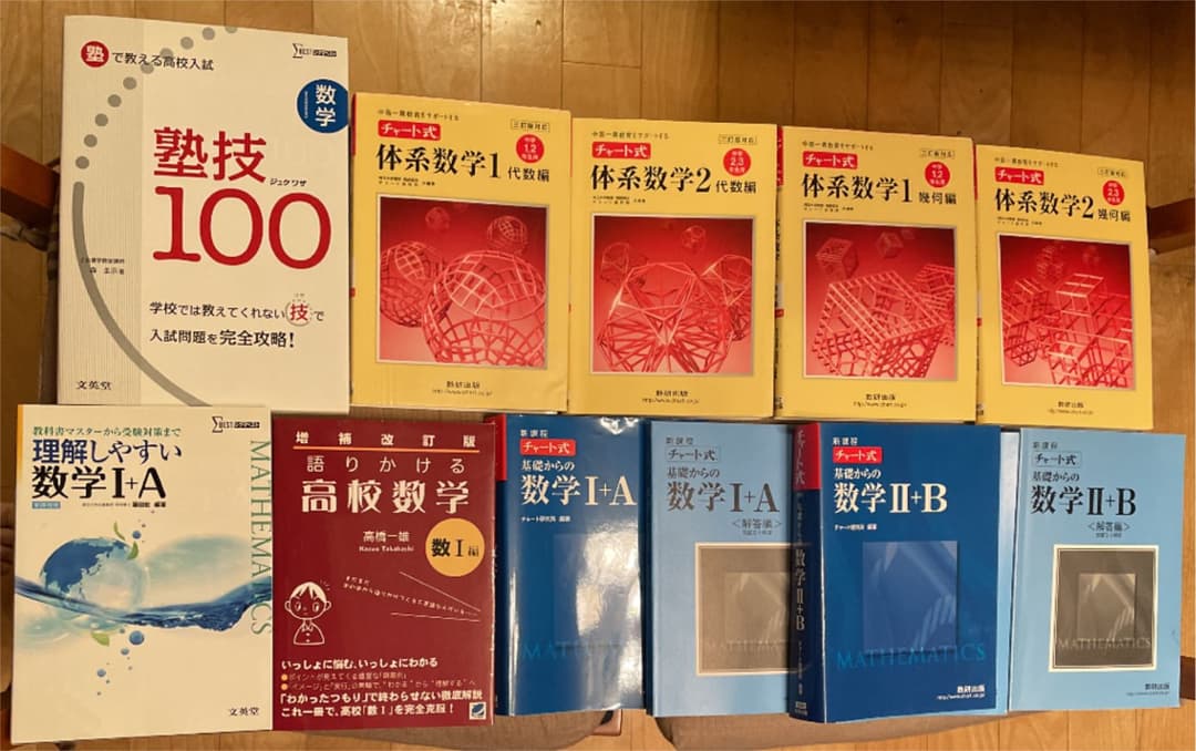 参考書 チャート式 カードで合格など 計23冊 まとめ売り