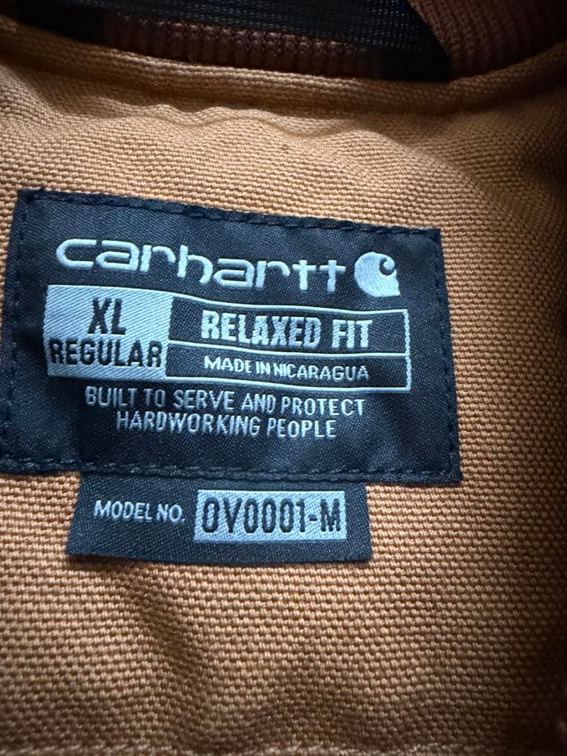 Carhartt，カーハート　ダックベストXL