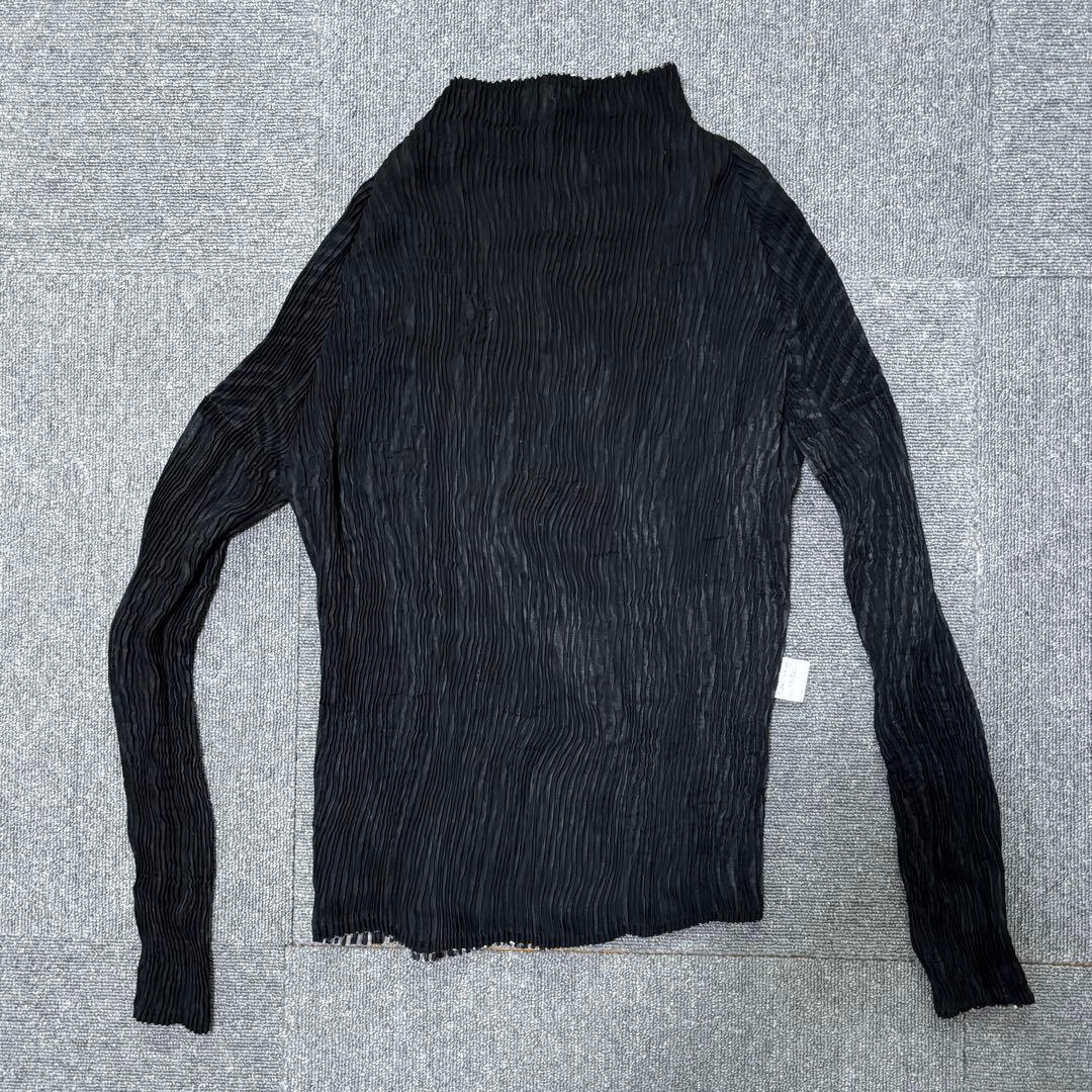 ISSEY MIYAKE リバーシブル プリーツトップス タートル
