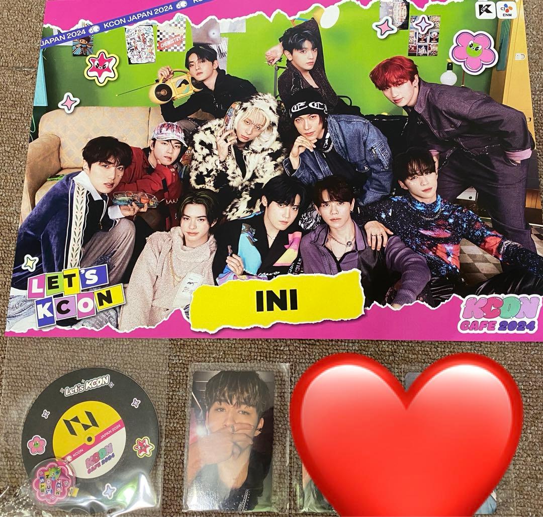 KCON CAFE  INI  セット  トレカ　後藤威尊 　 ランチョン