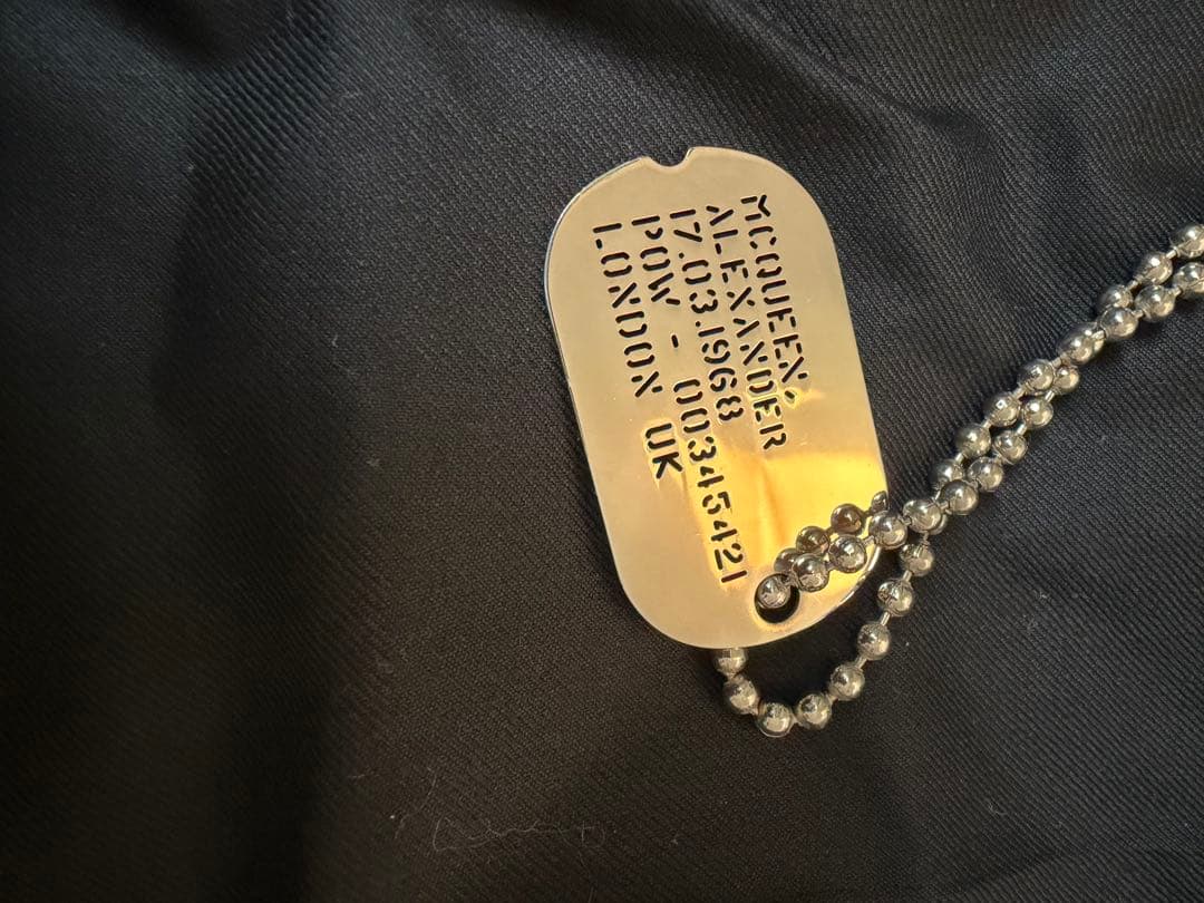 未使用品　Alexander McQueen ブラック スラックス