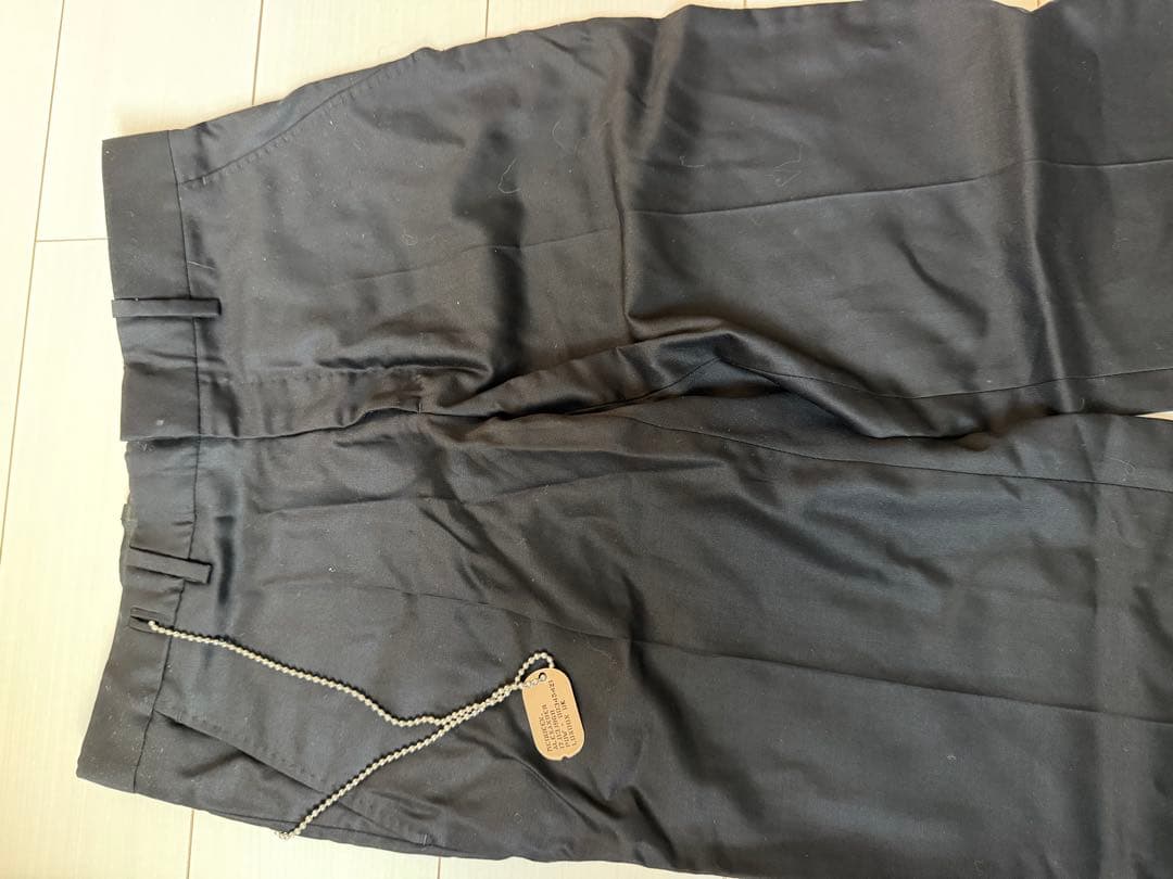 未使用品　Alexander McQueen ブラック スラックス