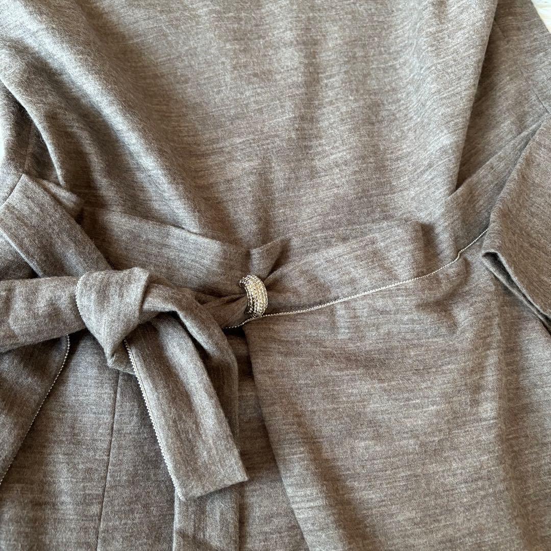 MORABITO モラビト プルミエ ロングワンピース リボン フレア