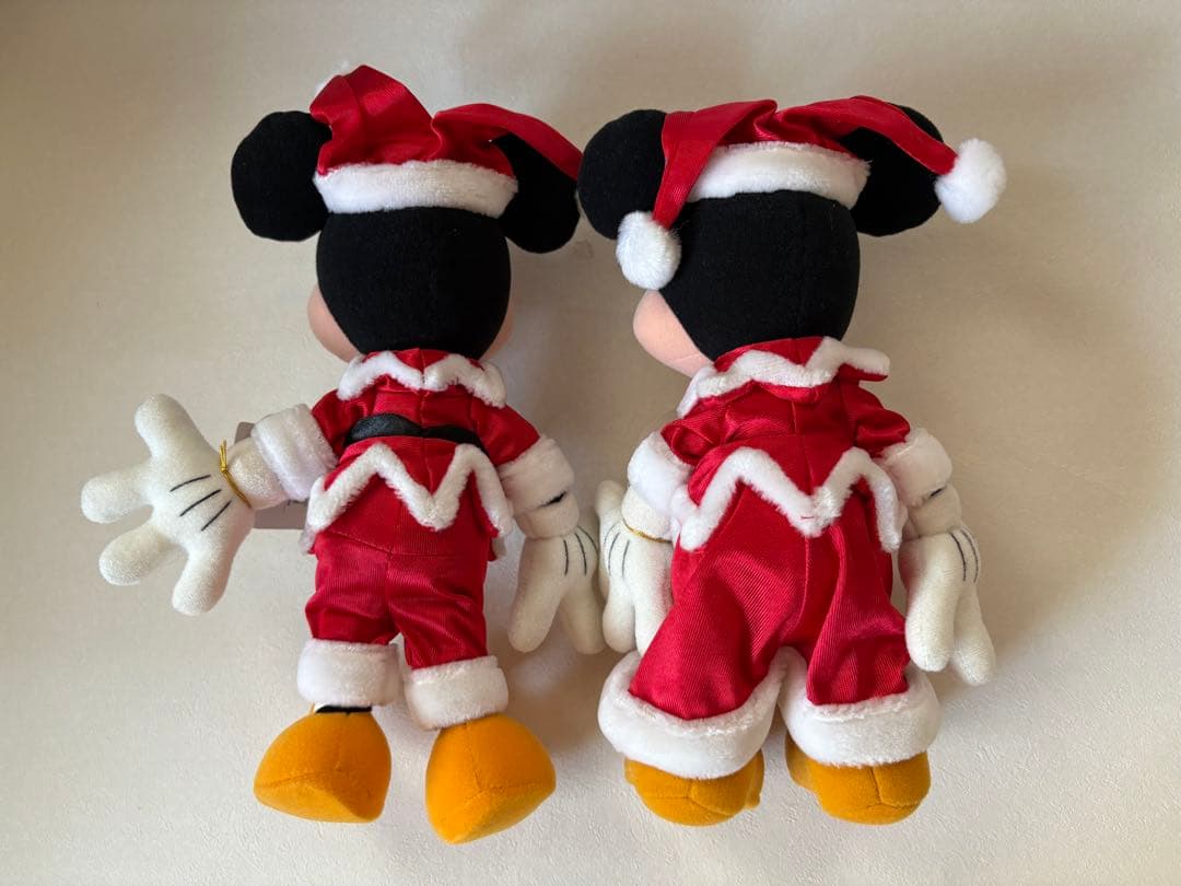 東京ディズニーランド　15周年　クリスマス　ぬいぐるみ　ミッキー　ミニー　セット