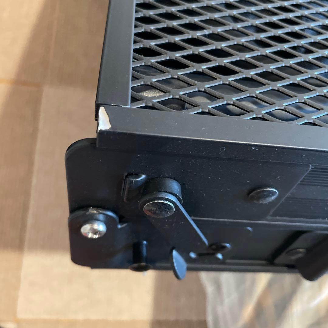 DoD キッチンテーブル クッキングキング ブラック　収納バッグ付き