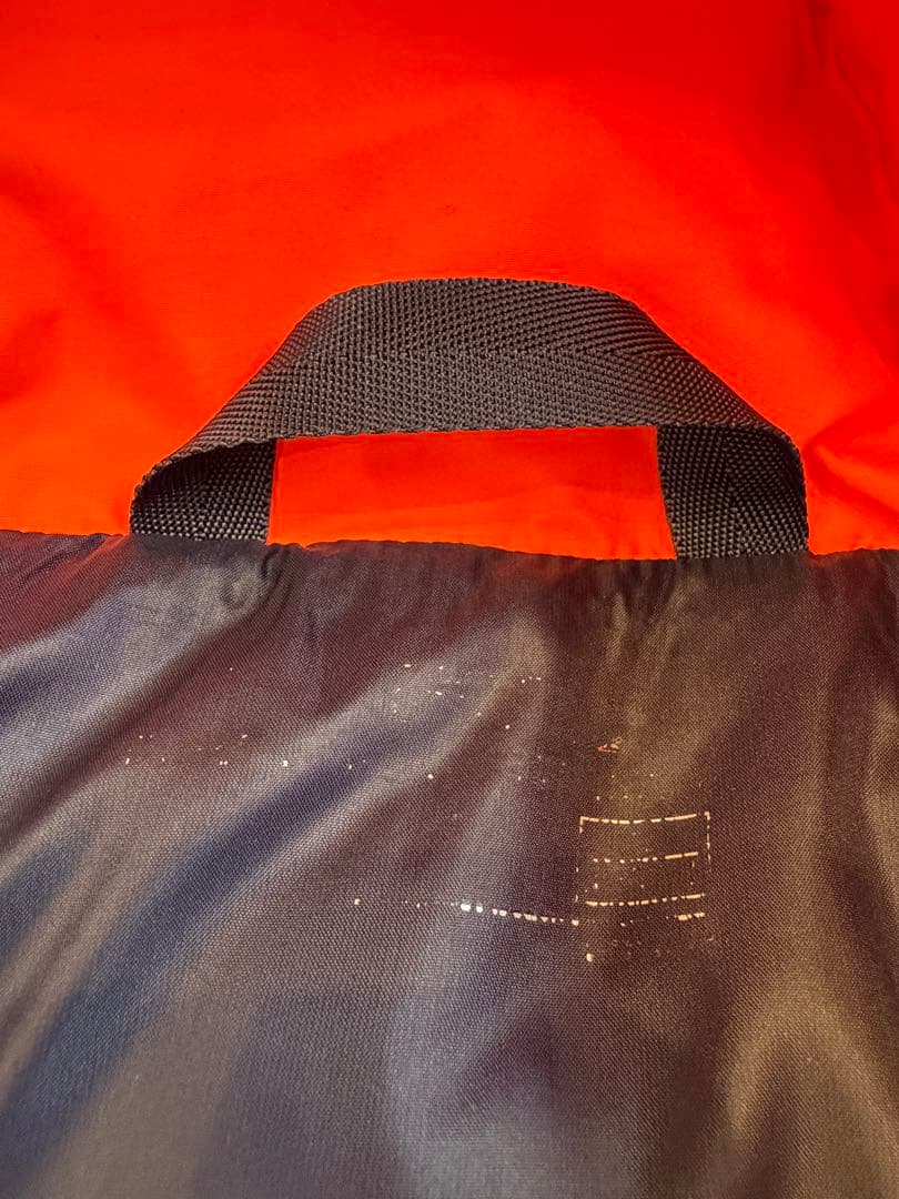 RLX フード付きダウンジャケット ネイビー/オレンジ