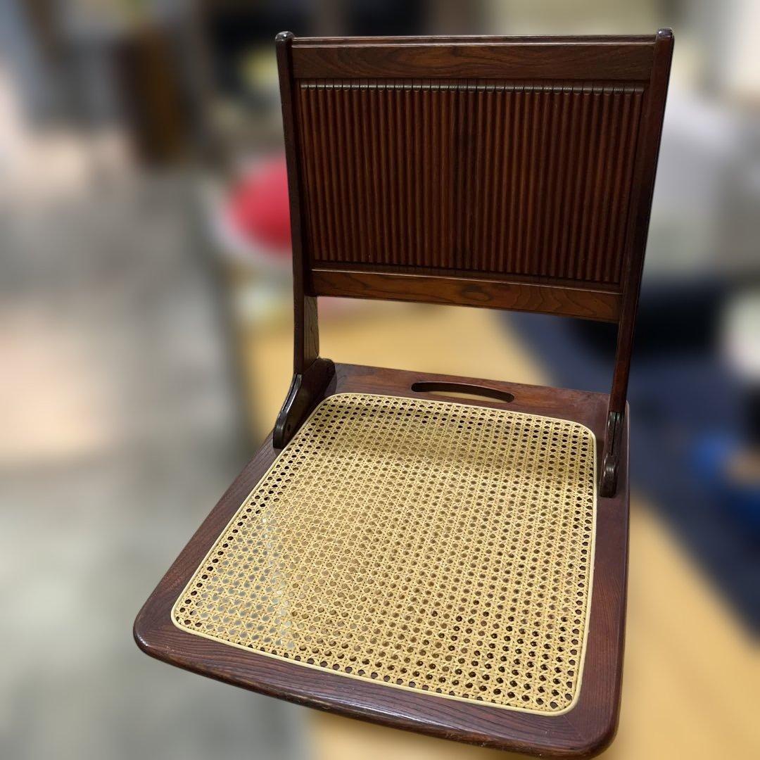 【karimoku】◇木製座椅子◆程度良好◇まとめ買い歓迎◆F