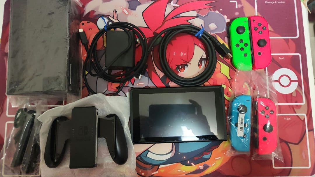 Nintendo Switch 本体 バッテリー強化版 sd付き