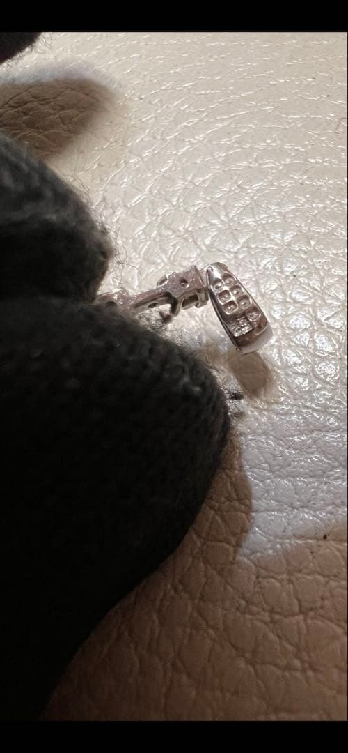 18k WGペンダント直径0.25