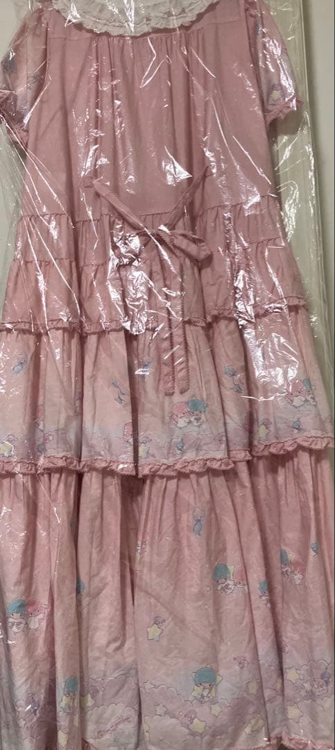 ピンクハウス　キキララロングワンピース　ピンク