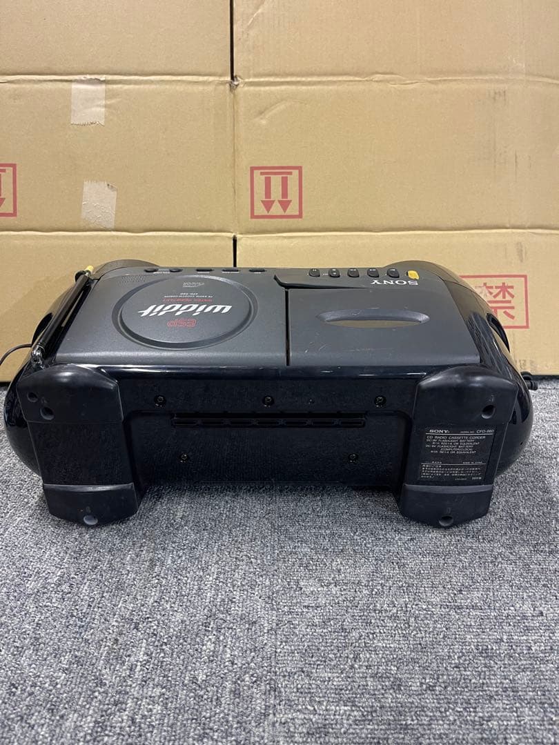 SONYソニー CDステレオラジオカセット 98年製 CFD-980 動作品