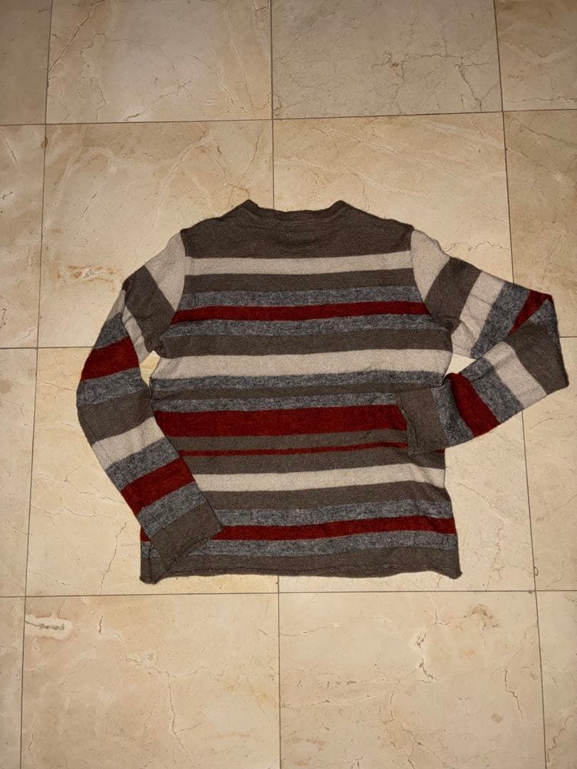 Undercover ボーダーニットサンプル品Mサイズ 13000円→9500円