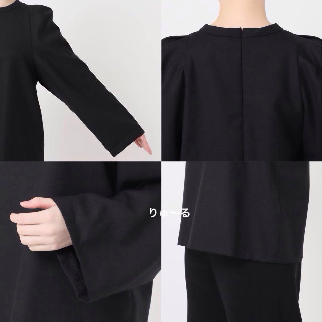 1回美品⭐️35200円⭐️ドゥーズィエムクラス Enchant ブラウス／ブラック