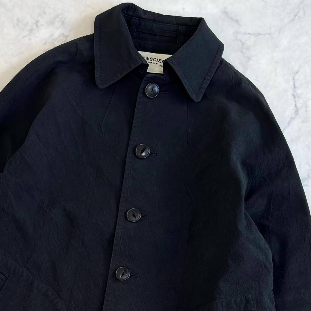 アーツアンドサイエンス カバーオール コットンジャケット 黒 1 tw6