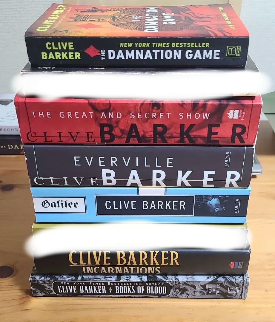 洋書 Clive Barker Set of 8