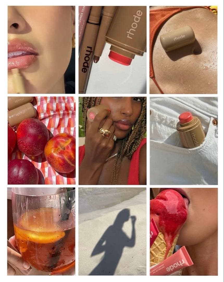 ラスト1点 RHODE ポケット ブラッシュ+ リップティントセット