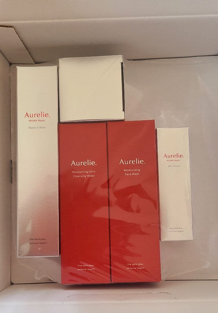 オレリー Aurelie プレミアムエイジング集中ケア5点セット