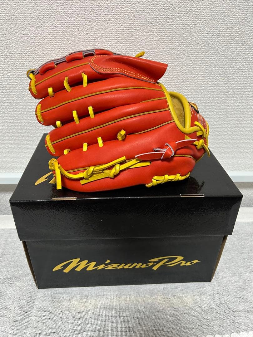 MizunoPro 軟式グローブ オレンジ
