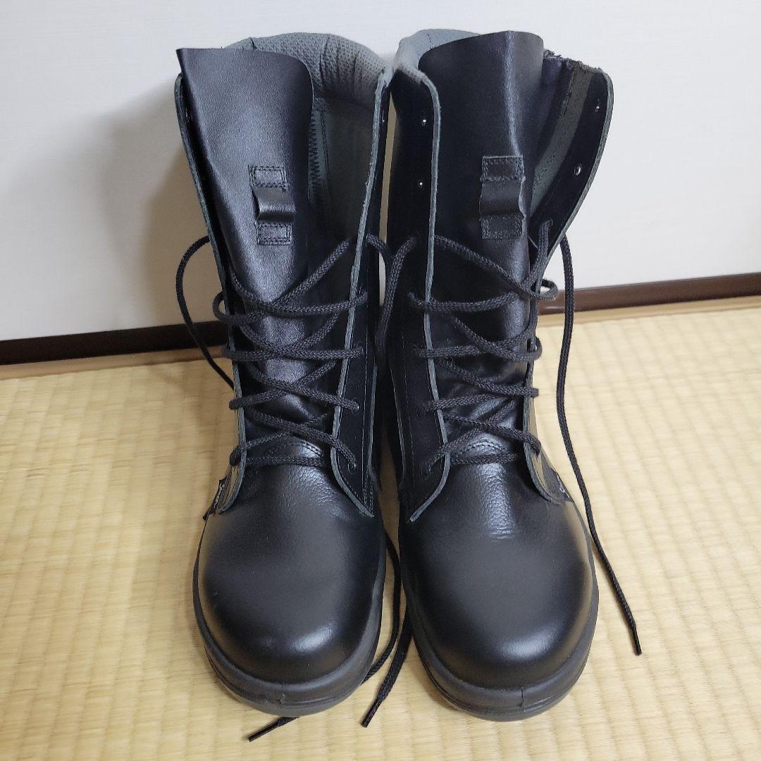 JIS規格 安全靴 シモン Simon 27 ハイカット 黒 ブーツ 反射材