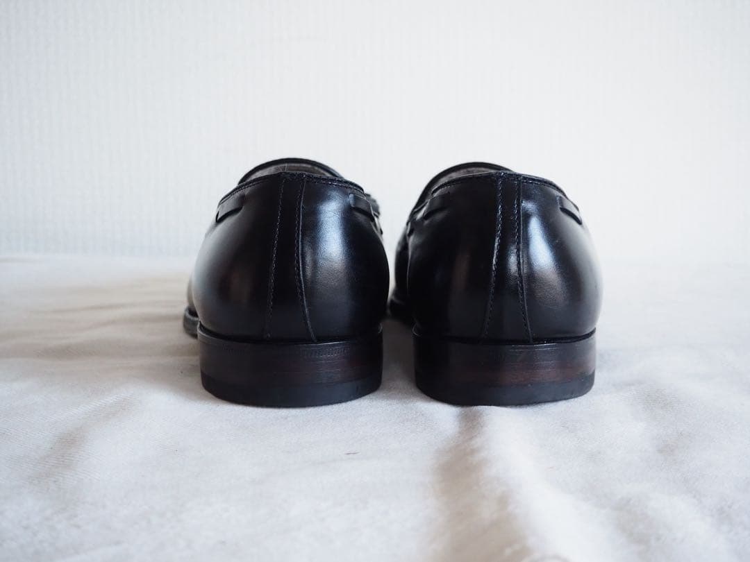 靴 Alden 660 Black Tassle Loafers