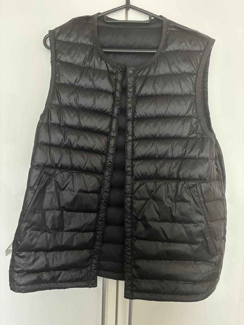 【美品】DANTONダントン インナーダウンベスト 40黒 男女兼用