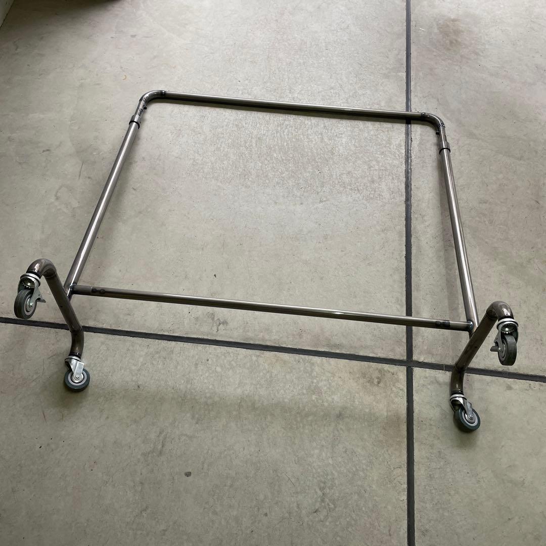 【残1】 インダストリアル シャビー 鉄製 配管 パイプ ハンガーラック 無骨