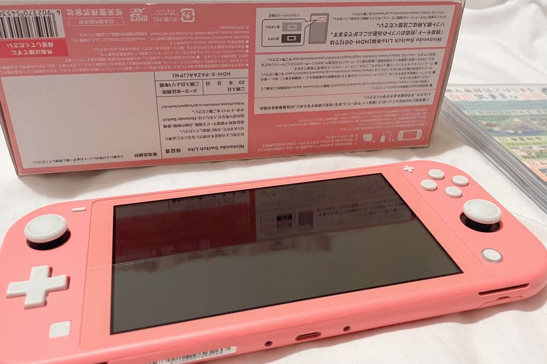 Nintendo Switch Lite ピンク + あつまれ どうぶつの森