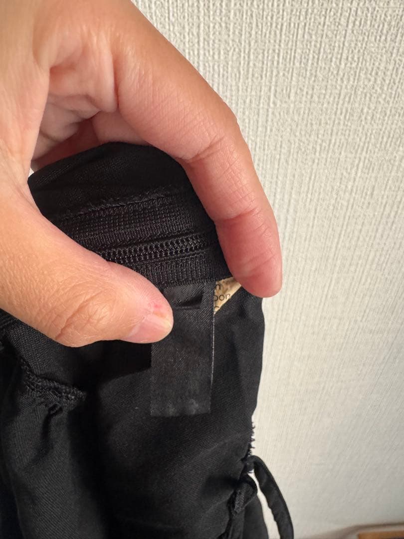 COMCOM / ポリエステル縮絨　ビスチェ