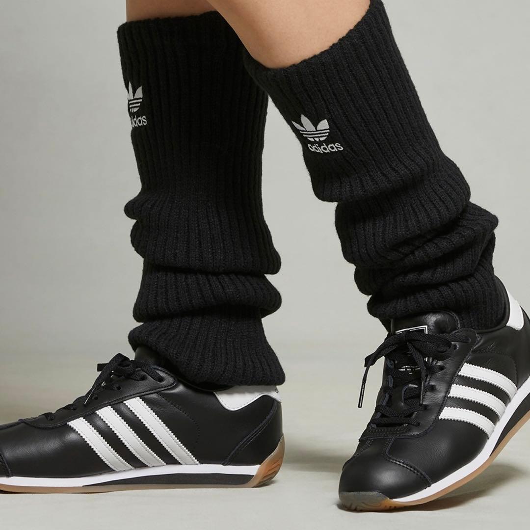 【先着1名様】adidas アディダス レッグウォーマー セット販売 黒・白