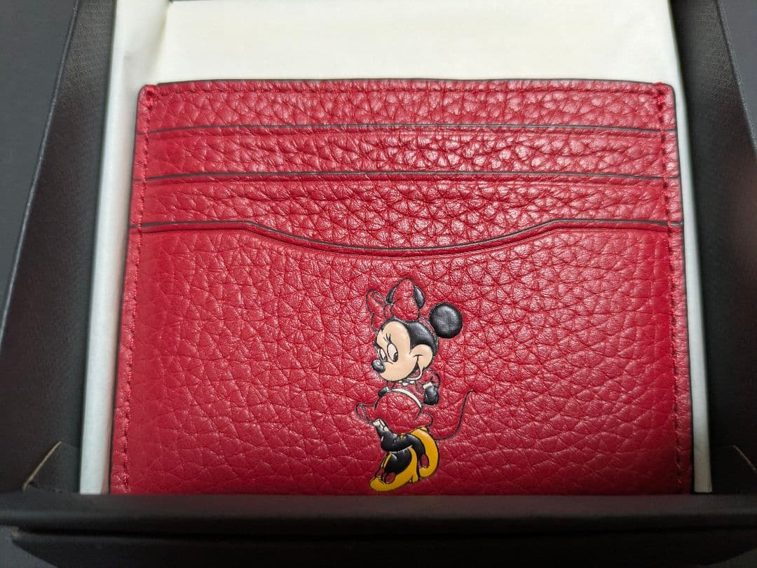 【新品、未使用】♡COACH×Disneyミニー♡カードケース 、パスケース