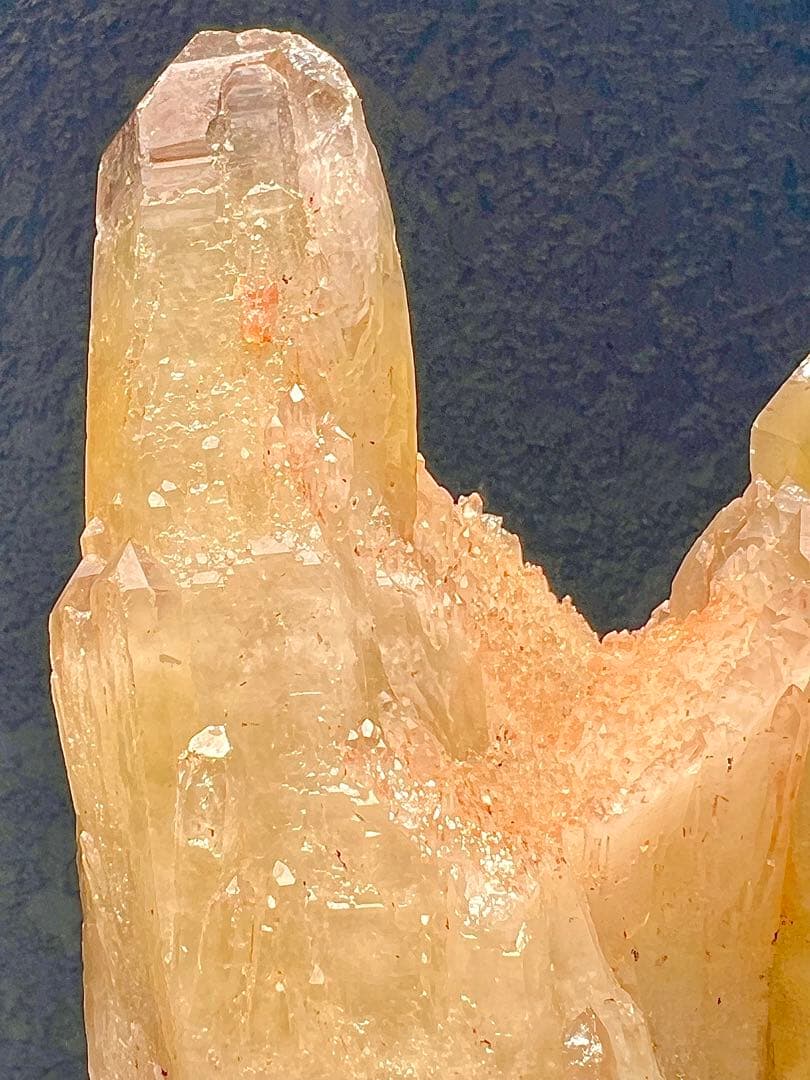 コンゴ産 ナチュラルシトリンキャンドルクォーツ 天然石置物　パワーストーン B1