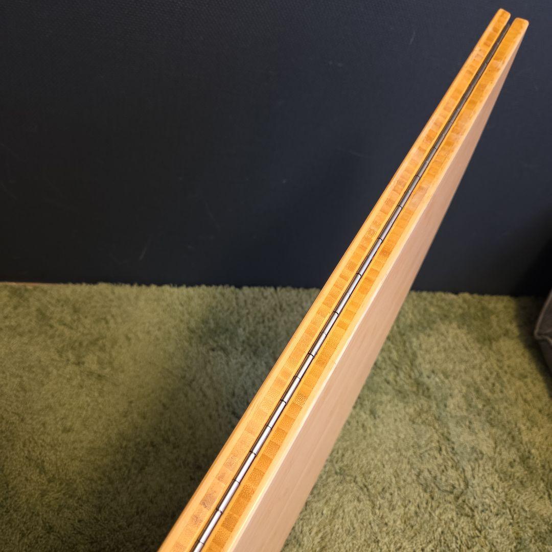 【スノーピーク】ローテーブルラウンド 竹　LV-242 廃盤希少品 高さ調整可能