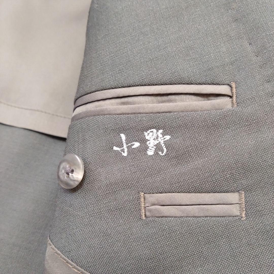 バーバリー ダブルスーツ セットアップ メタルボタン ウール モヘア グレー L