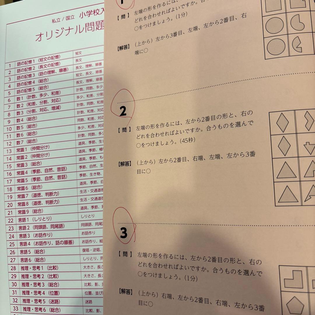 伸芽会　オリジナル問題集（全63冊）