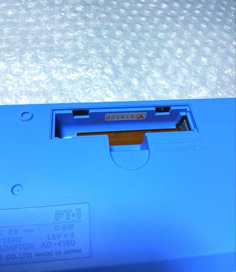 Casio PT-1☆ミニシンセサイザー☆ブルー☆超レアカラー☆