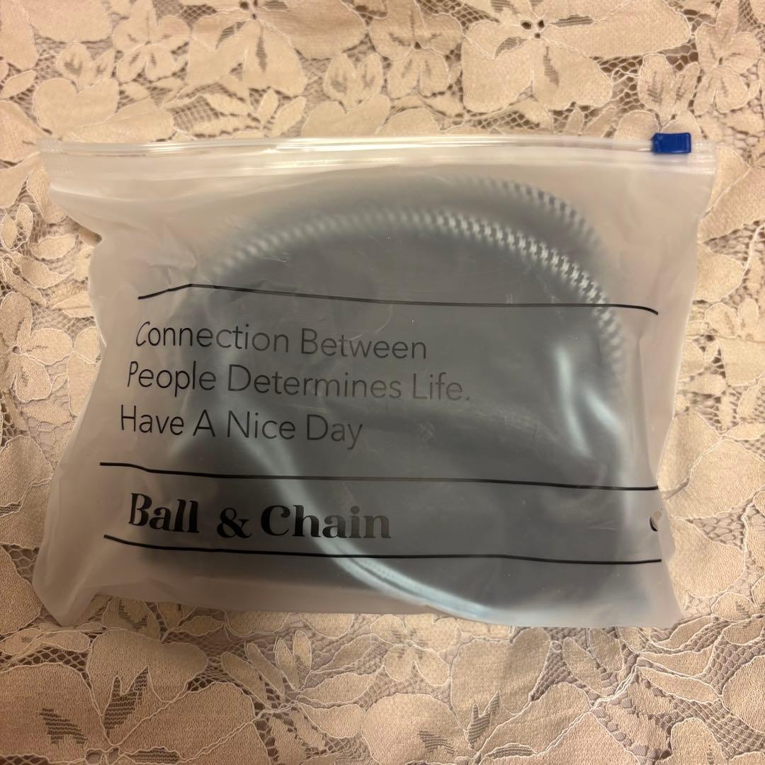 【新品未使用品】ボールアンドチェーン カファレル ブラック