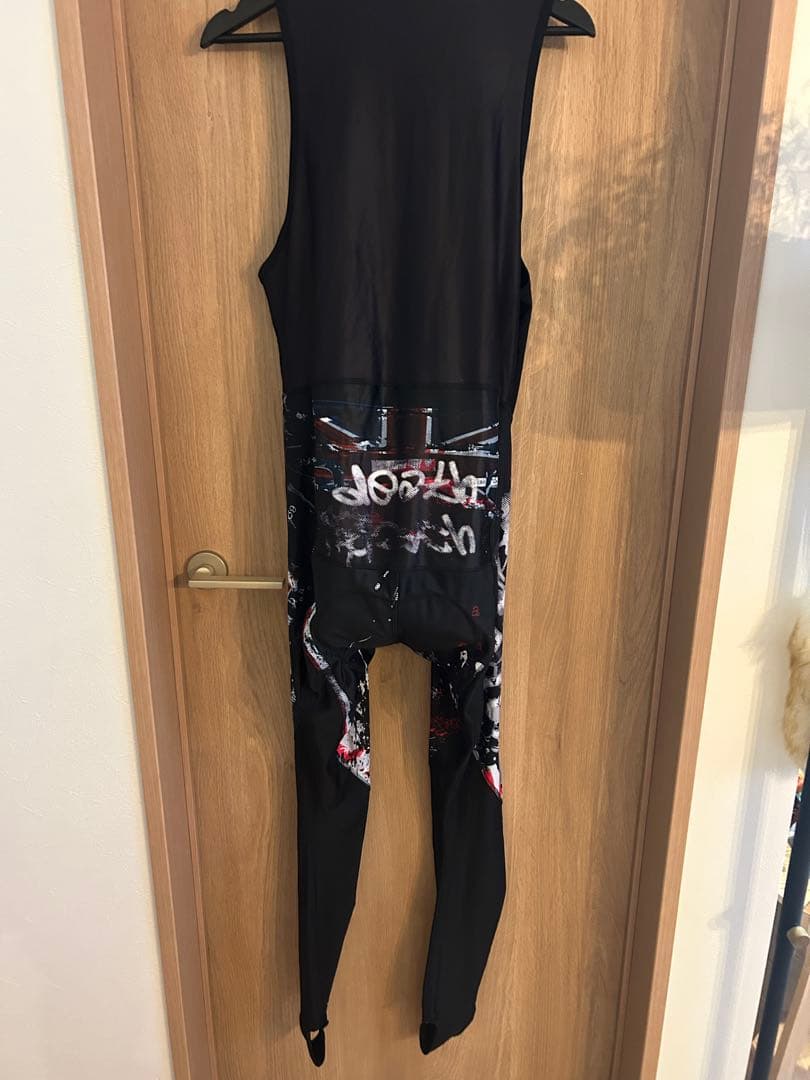 サイクルウェア　Pandani ビブタイツ　Lサイズ　裏起毛